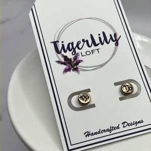 Capricorn Horoscope Stud Earrings.